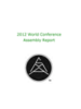 2012 World Conference Report