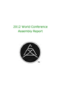 2012 World Conference Report