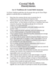 Les 12 Traditions de Crystal Meth Anonyme (Twelve Traditions)