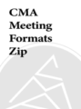 CMA Meeting Formats Zip
