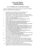 Les 12 Traditions de Crystal Meth Anonyme (Twelve Traditions)